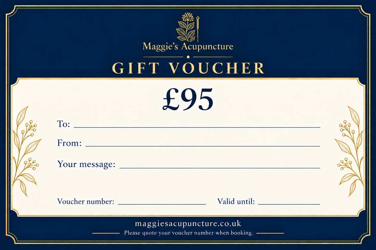 Maggie’s Acupuncture Gift Voucher