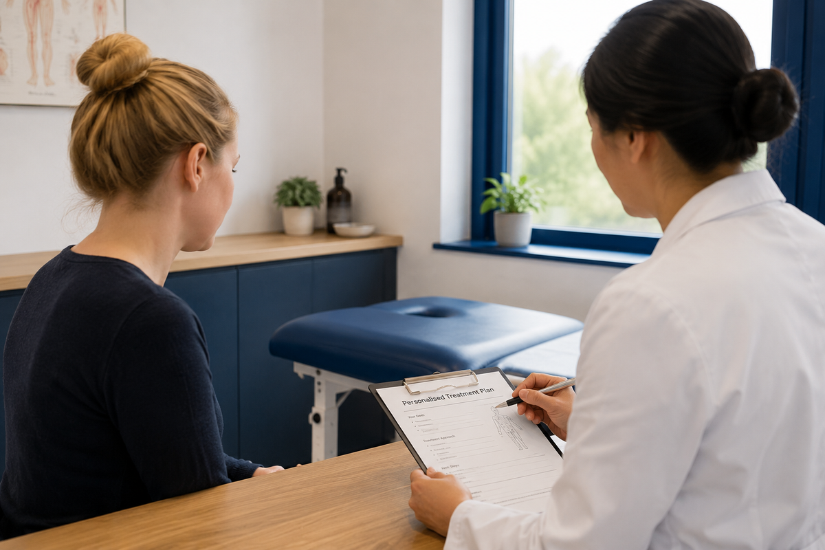 Acupuncture consultation and personalised treatment planning for recovery